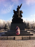 памятник Герою России, генерал-лейтенанту М.Г. Ефрнемову и бойцам 33-й Армии